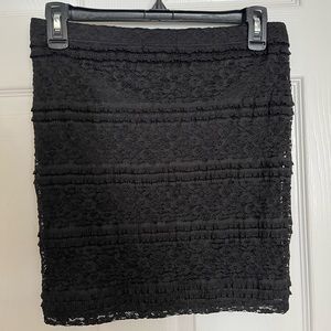 Black Mini Pencil Skirt!